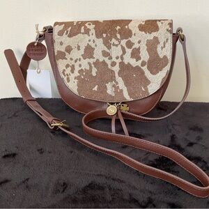 Lucky Brand Genuine Cowhide Leather Crossbody Bag